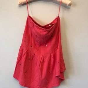 Pink with silver ornamentals